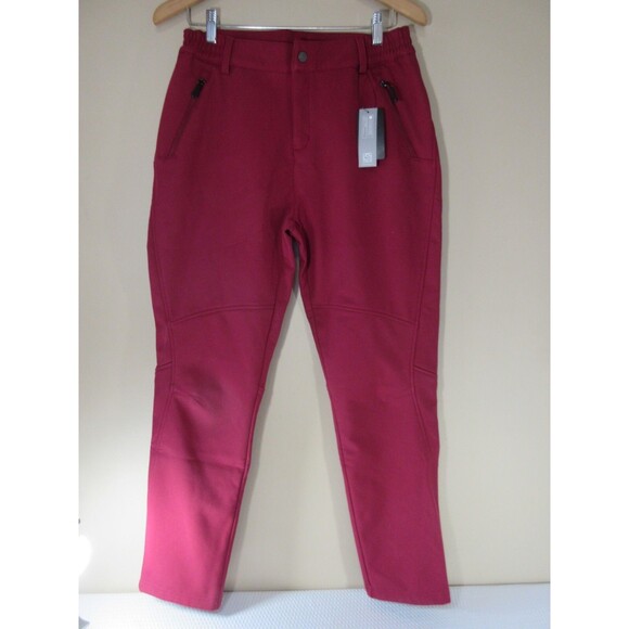 NEW TSLA Winter Snow Pants Womens Med Burgundy Waterproof (AS IS ) - Picture 4 of 13